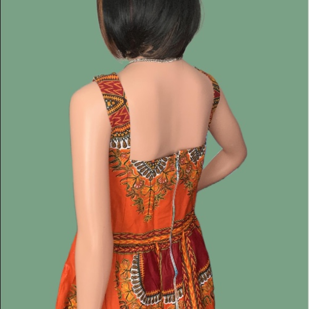 GATHERED WAIST DRESS